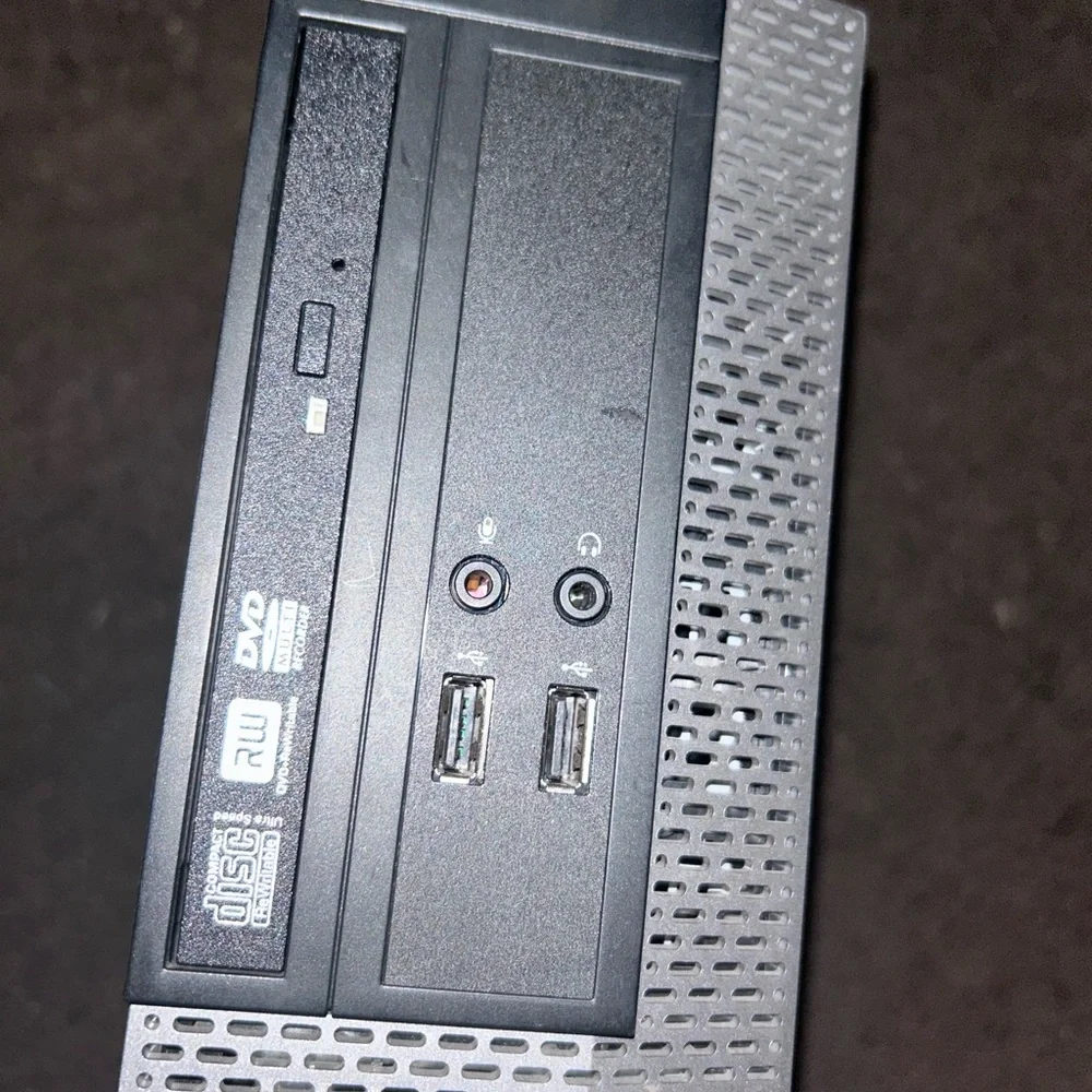 Dell Black Device with White Labels
